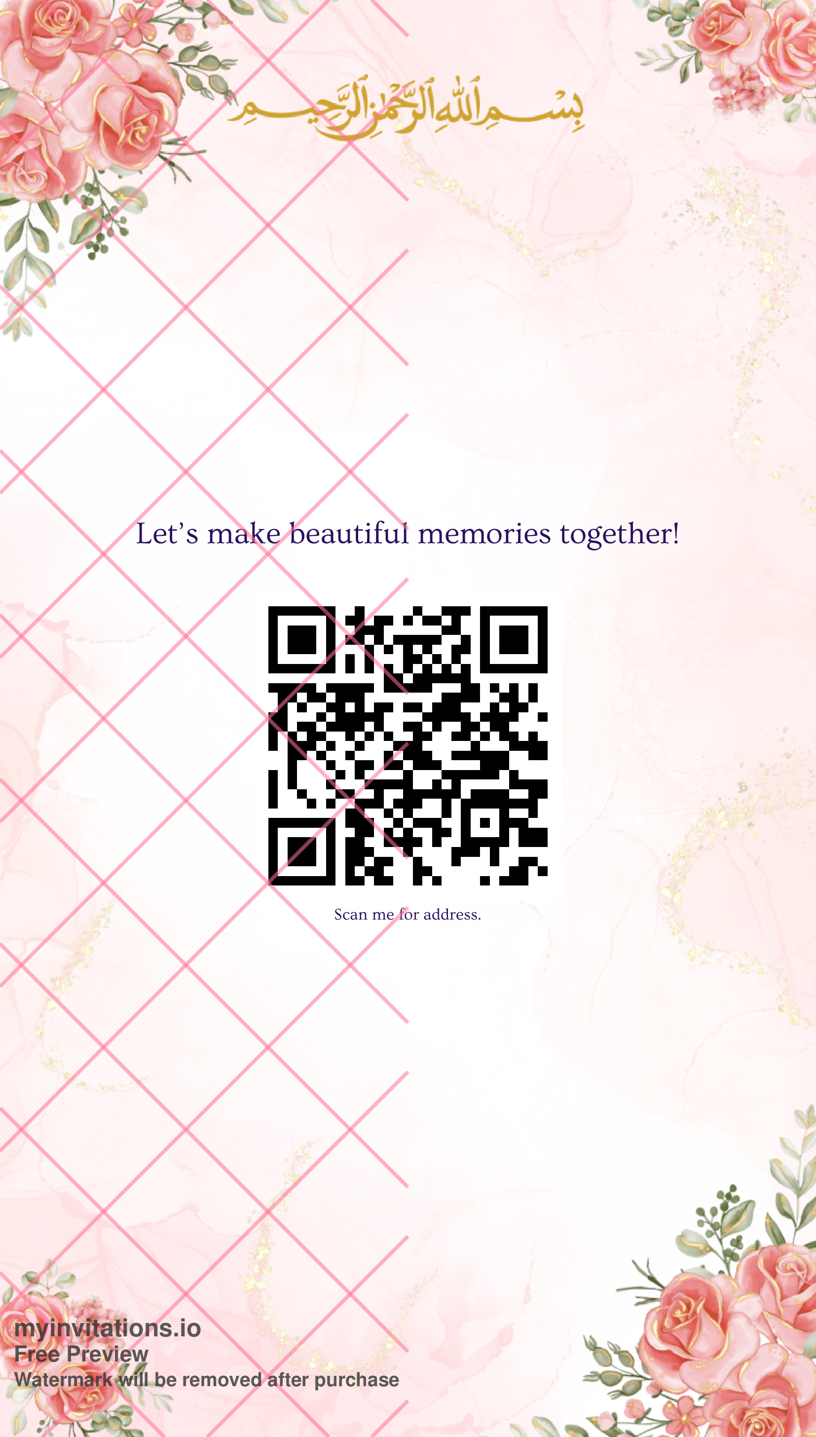 Elegant Pink Floral