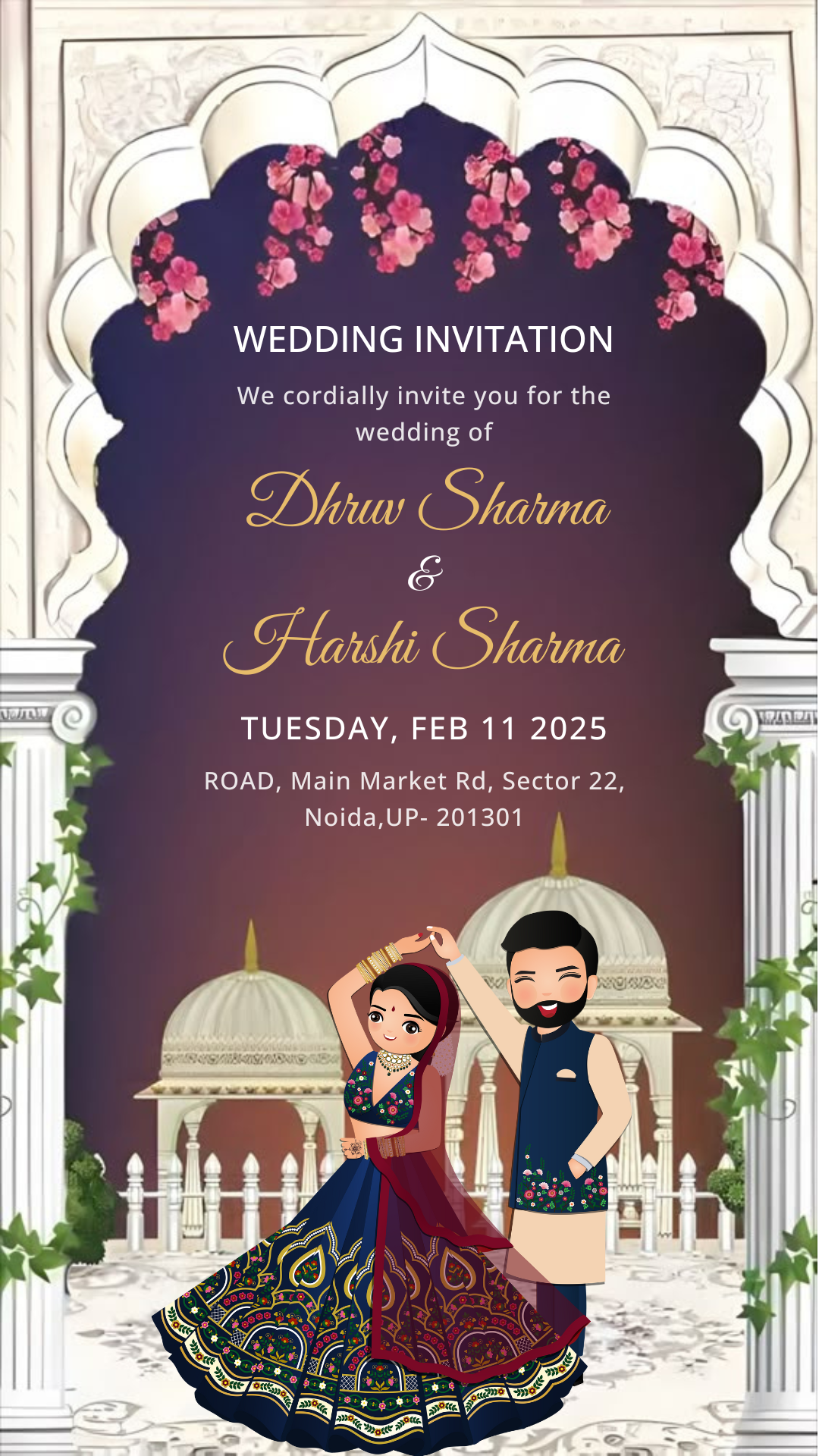 Luxury Wedding E-Invite Template