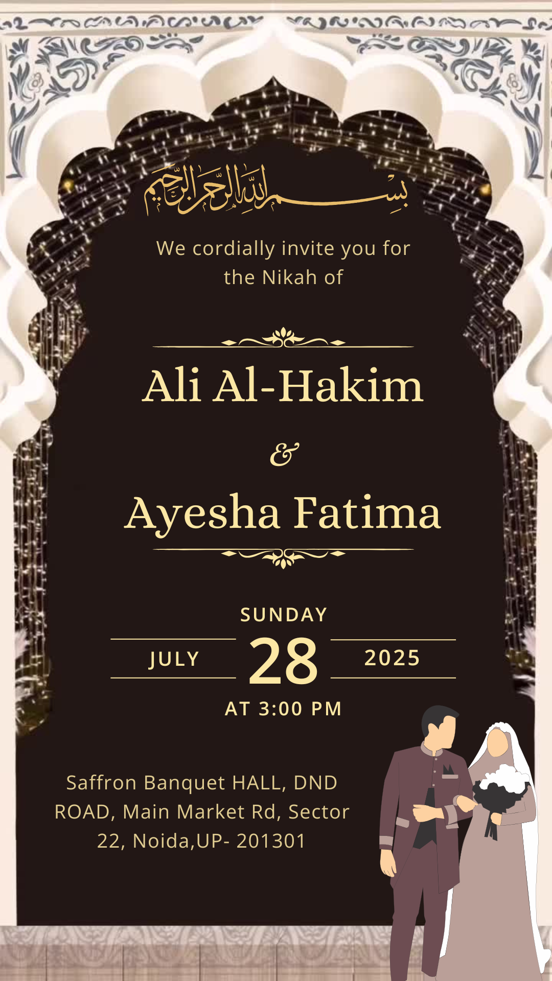 Classic Wedding Invitation PDF