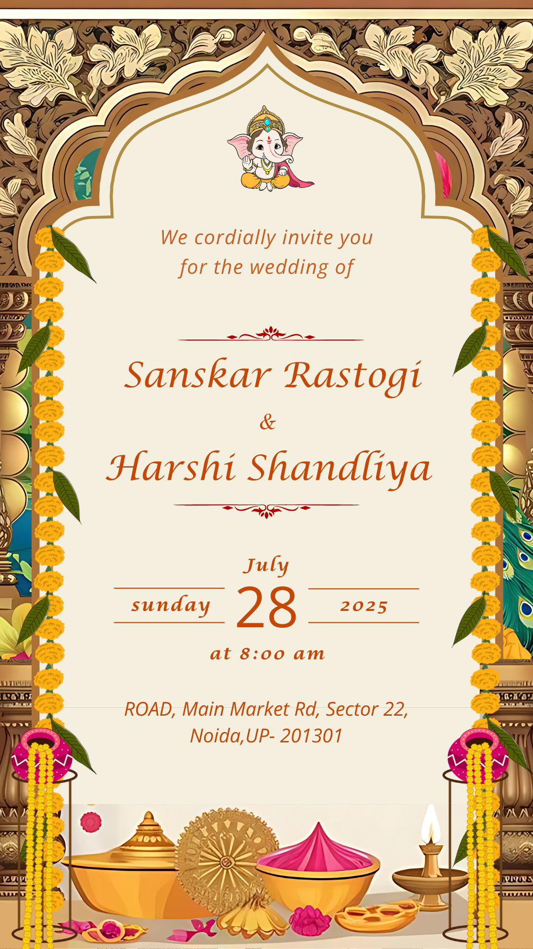 Wedding Invitation With QR