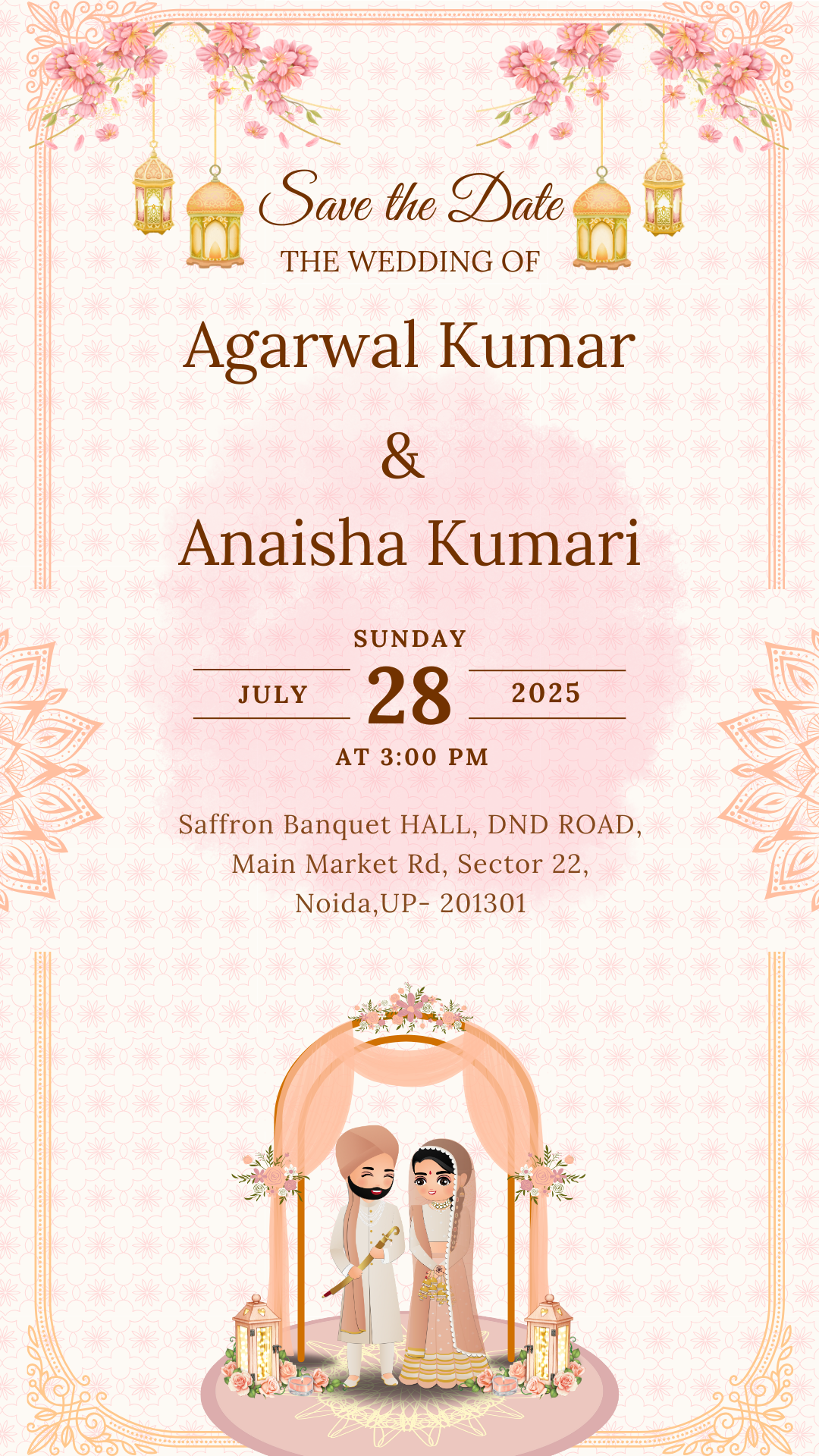 Elegant Wedding Invitation PDF