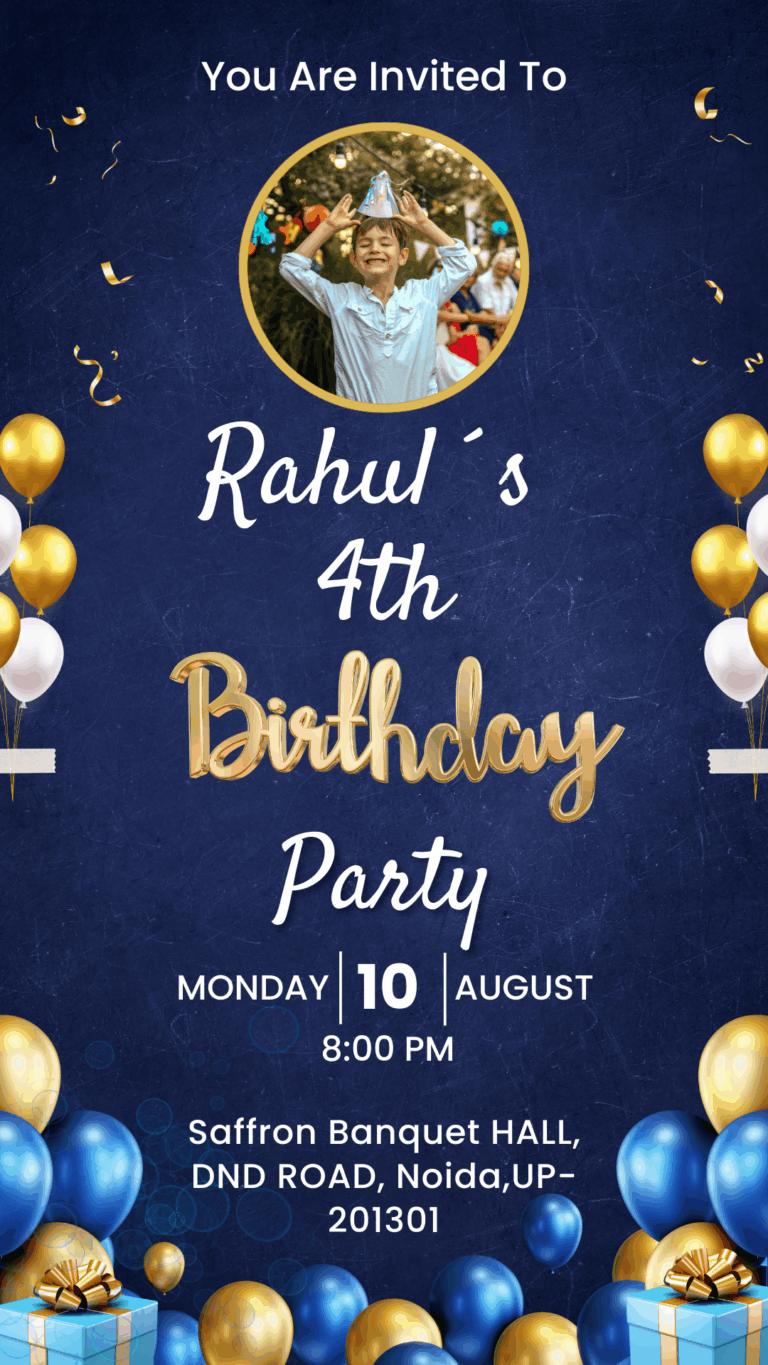 Birthday 2 - Video Invitation Preview